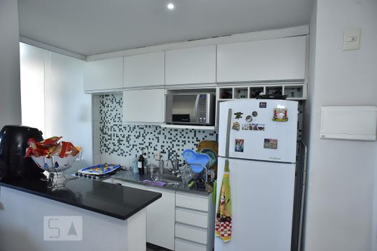 Cozinha de apartamento à venda com 2 quartos, 50m² em Anil, Rio de Janeiro