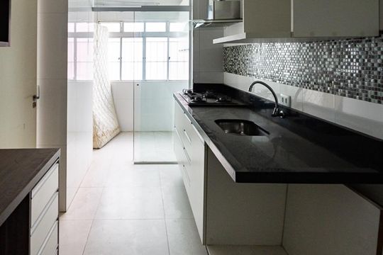 Cozinha de apartamento à venda com 2 quartos, 78m² em Perdizes, São Paulo