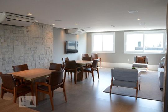 Salão de festas de kitnet/studio à venda com 1 quarto, 38m² em Marechal Rondon, Canoas