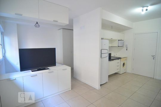 Sala de kitnet/studio à venda com 1 quarto, 38m² em Marechal Rondon, Canoas