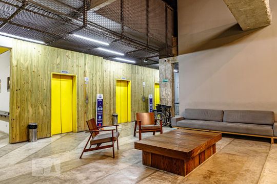 Área comum de kitnet/studio à venda com 1 quarto, 28m² em Centro, São Paulo