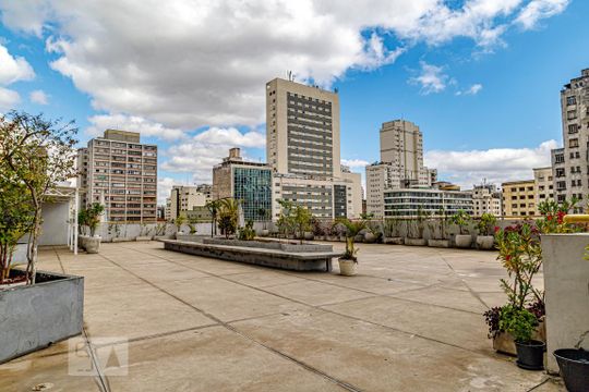 Área comum de kitnet/studio à venda com 1 quarto, 28m² em Centro, São Paulo