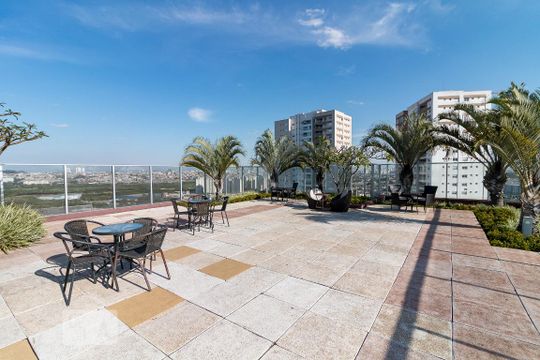 Área comum - cobertura de kitnet/studio para alugar com 1 quarto, 38m² em Vila Augusta, Guarulhos