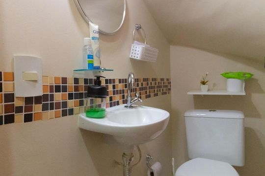 Lavabo de casa de condomínio à venda com 2 quartos, 73m² em Vila Pierina, São Paulo