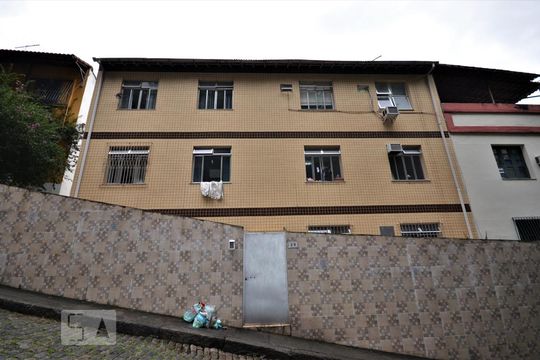Fachada Da Entrada Da Rua de Cima  de apartamento para alugar com 1 quarto, 29m² em Botafogo, Rio de Janeiro