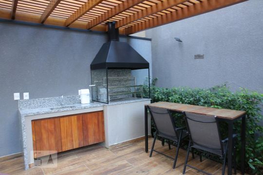 Área comum - Churrasqueira de kitnet/studio à venda com 1 quarto, 31m² em Sé, São Paulo