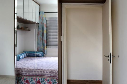 Quarto 1 - Armários de apartamento à venda com 2 quartos, 54m² em Conjunto Residencial Butantã, São Paulo