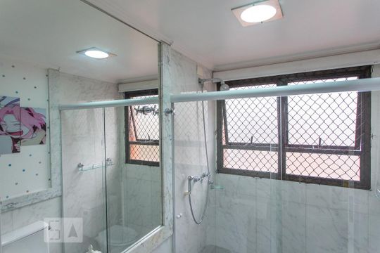 Banheiro da Suíte 1 de apartamento à venda com 4 quartos, 200m² em Aclimação, São Paulo