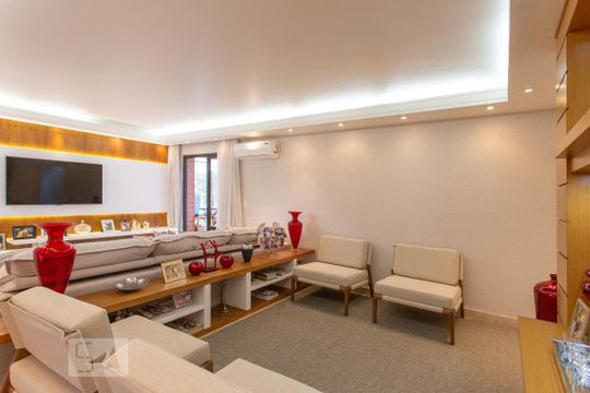 Sala de Estar de apartamento à venda com 4 quartos, 200m² em Aclimação, São Paulo