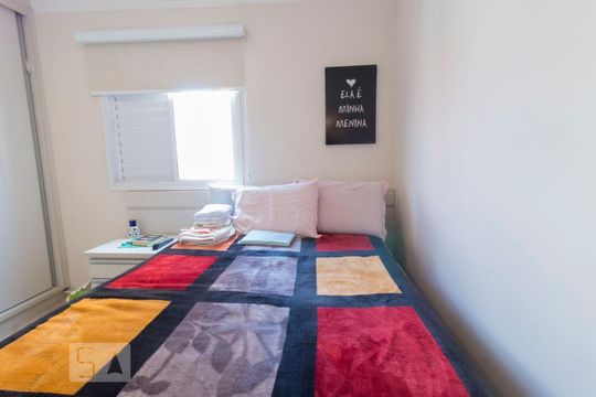 suíte de apartamento para alugar com 2 quartos, 56m² em Vila Caraguatá, São Paulo