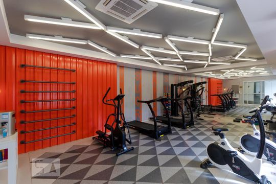 Área comum - Academia de apartamento para alugar com 1 quarto, 44m² em Centro, Campinas
