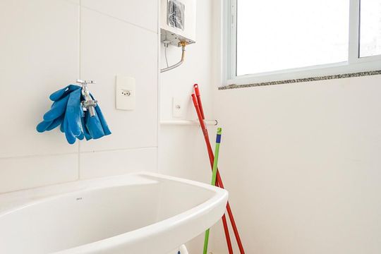 Área de serviço de apartamento para alugar com 2 quartos, 52m² em Mooca, São Paulo