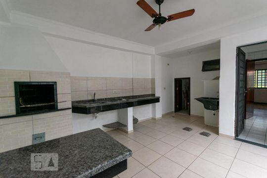 Área comum - Churrasqueira de casa de condomínio à venda com 3 quartos, 138m² em Boqueirão, Curitiba