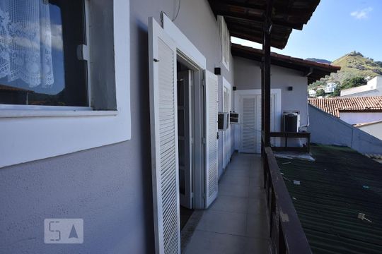 Varanda do Quarto 2 e Suíte de casa à venda com 5 quartos, 444m² em Anil, Rio de Janeiro