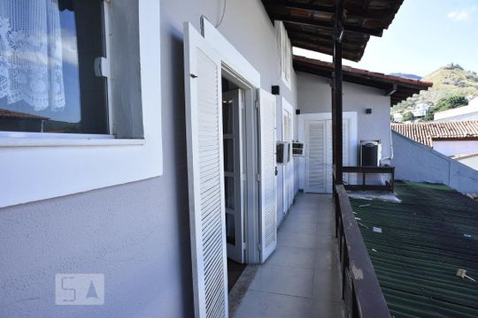 Varanda do Quarto 2 e Suíte de casa à venda com 5 quartos, 444m² em Anil, Rio de Janeiro