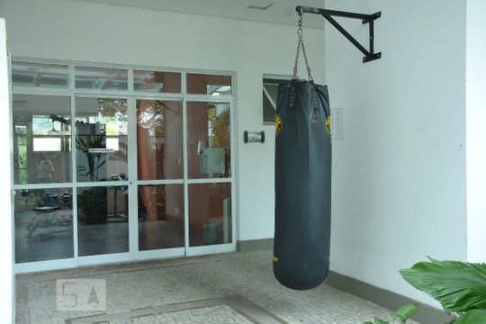 Área comum - Academia de apartamento para alugar com 1 quarto, 44m² em Botafogo, Rio de Janeiro