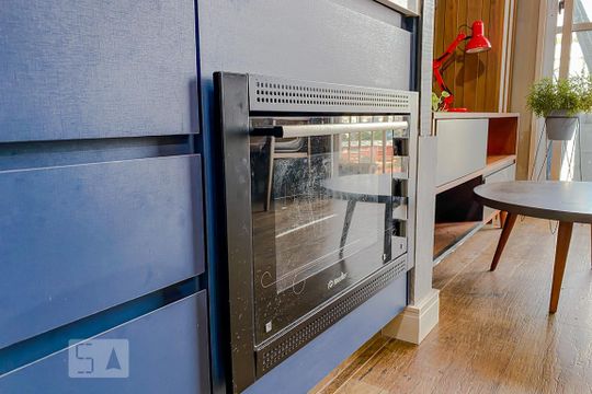 Detalhe Cozinha de kitnet/studio à venda com 1 quarto, 37m² em Vila Alpina, São Paulo