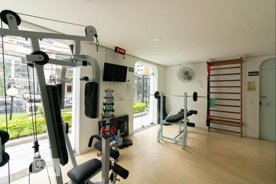 Academia de apartamento à venda com 2 quartos, 66m² em Vila Uberabinha, São Paulo