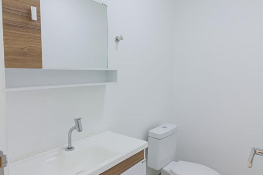 Lavabo de apartamento para alugar com 3 quartos, 93m² em Várzea da Barra Funda, São Paulo