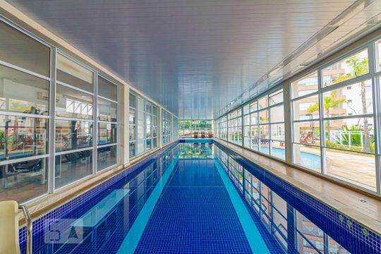Piscina Coberta de apartamento para alugar com 3 quartos, 93m² em Várzea da Barra Funda, São Paulo