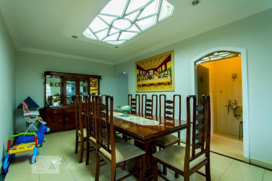 Sala de Jantar de casa para alugar com 3 quartos, 367m² em Campestre, Santo André