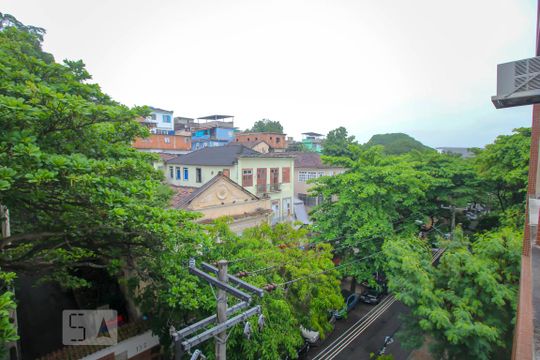Vista da Sala de apartamento para alugar com 1 quarto, 40m² em Santa Teresa, Rio de Janeiro