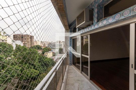 Varanda da Sala de apartamento à venda com 3 quartos, 180m² em Tijuca, Rio de Janeiro