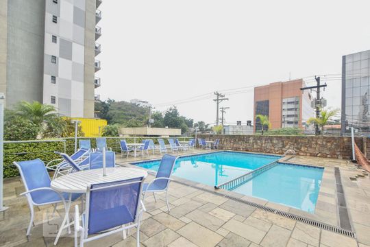 Piscina de apartamento para alugar com 1 quarto, 44m² em Jardim Novo Santo Amaro, São Paulo