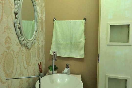 Lavabo de casa à venda com 3 quartos, 152m² em Casa Branca, Santo André