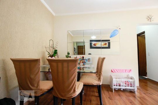 Sala de jantar de apartamento à venda com 2 quartos, 72m² em Vila Amélia, São Paulo