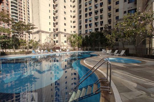 Área comum - Piscina de apartamento para alugar com 2 quartos, 130m² em Barra da Tijuca, Rio de Janeiro