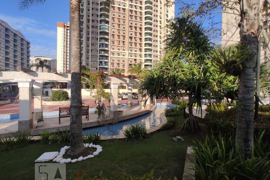 Área comum - Fachada  de apartamento para alugar com 2 quartos, 130m² em Barra da Tijuca, Rio de Janeiro