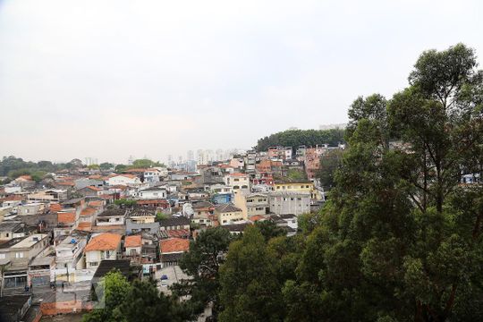 Vista da Sala de apartamento à venda com 2 quartos, 43m² em Jardim Novo Taboao, São Paulo