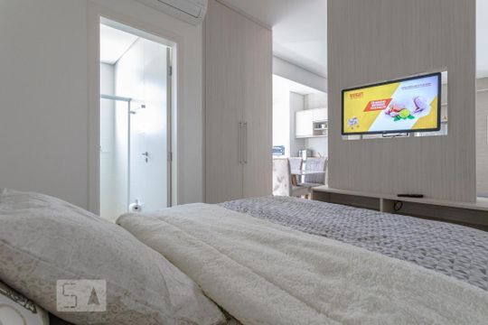 Dormitório de apartamento para alugar com 1 quarto, 43m² em Loteamento Mogilar, Mogi das Cruzes