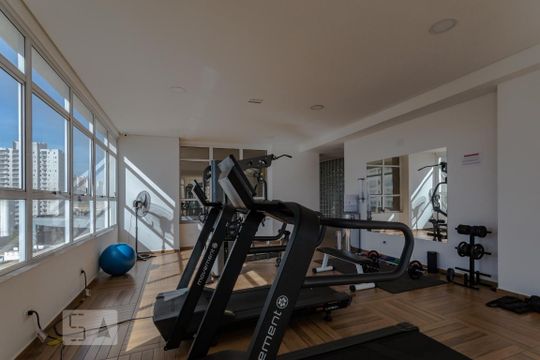 Área comum - Academia de apartamento para alugar com 1 quarto, 43m² em Loteamento Mogilar, Mogi das Cruzes