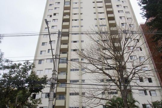Fachada de apartamento à venda com 2 quartos, 74m² em Campo Belo, São Paulo
