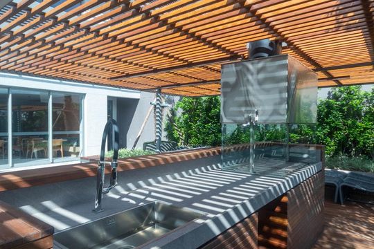 Área comum -Espaço Gourmet de kitnet/studio à venda com 1 quarto, 35m² em Glória, Porto Alegre