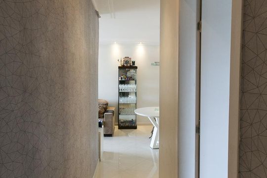 Corredor de apartamento para alugar com 3 quartos, 86m² em Vila Regente Feijó, São Paulo