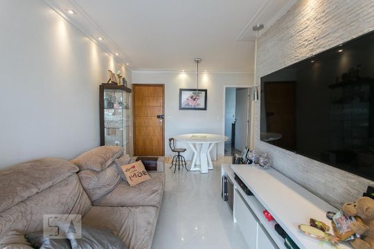 Sala de apartamento à venda com 3 quartos, 86m² em Vila Regente Feijó, São Paulo