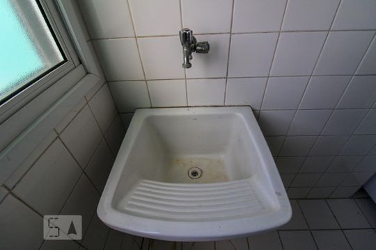 Detalhe - Área de Serviço de apartamento para alugar com 2 quartos, 50m² em Parque Novo Mundo, São Paulo