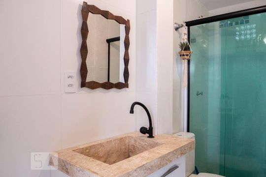 Banheiro de apartamento à venda com 1 quarto, 30m² em Aclimação, São Paulo
