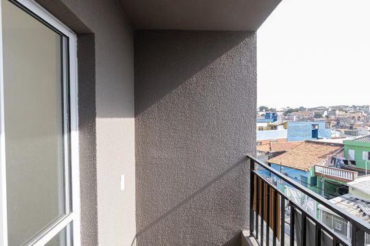Varanda Studio de kitnet/studio para alugar com 1 quarto, 41m² em Vila Paulo Silas, São Paulo