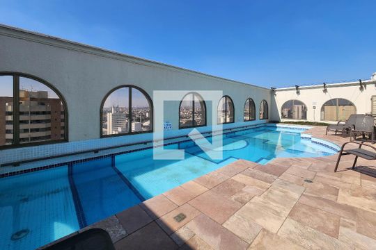 Piscina de kitnet/studio à venda com 1 quarto, 42m² em Barcelona, São Caetano do Sul