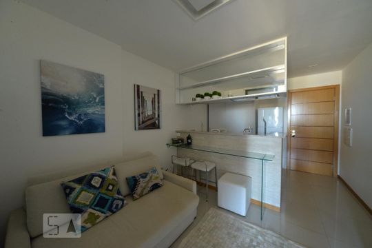 Sala de apartamento para alugar com 1 quarto, 35m² em Setor Noroeste, Brasília