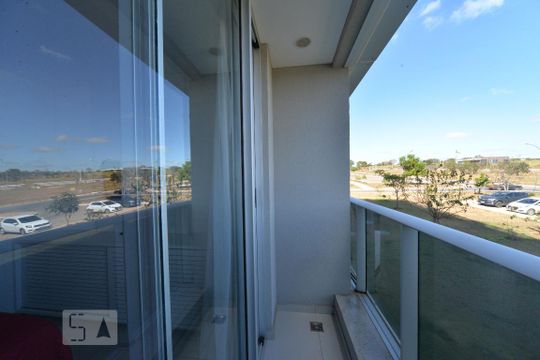 Varanda de apartamento para alugar com 1 quarto, 35m² em Setor Noroeste, Brasília