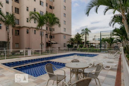 Área comum - Piscina de apartamento para alugar com 3 quartos, 70m² em Pompéia, Belo Horizonte