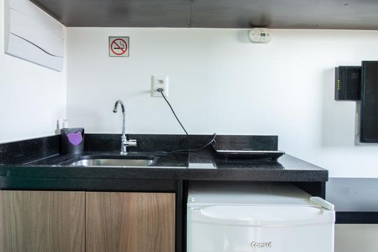 Cozinha de kitnet/studio à venda com 1 quarto, 15m² em Bom Retiro, São Paulo