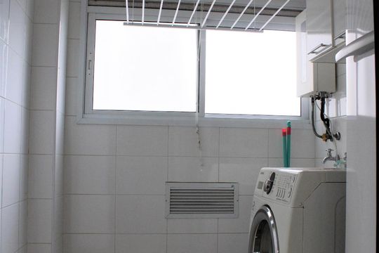 Área de serviço de apartamento à venda com 3 quartos, 96m² em Várzea da Barra Funda, São Paulo