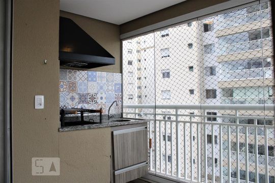 Varanda gourmet de apartamento à venda com 3 quartos, 96m² em Várzea da Barra Funda, São Paulo