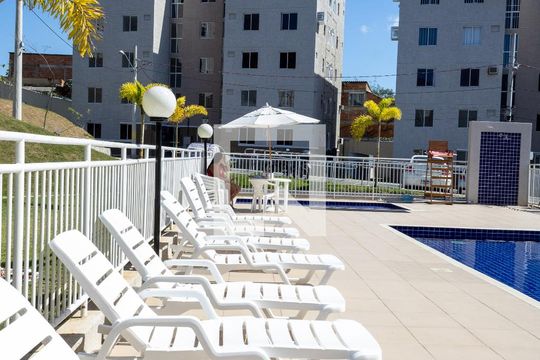Área comum - Piscina de apartamento à venda com 2 quartos, 45m² em Campo Grande, Rio de Janeiro